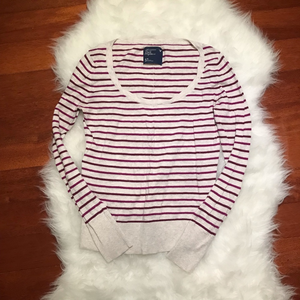 American Eagle Striped Sweater